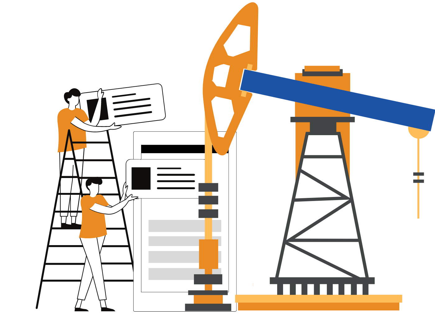 Sales and marketing data in the oil and gas sector.