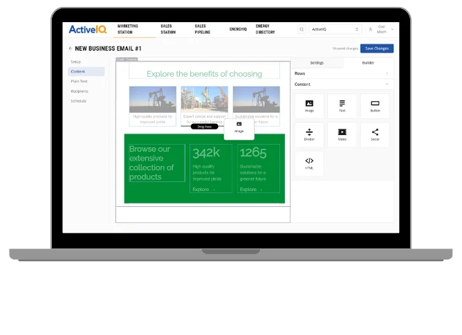 Marketing Station campaign dashboard