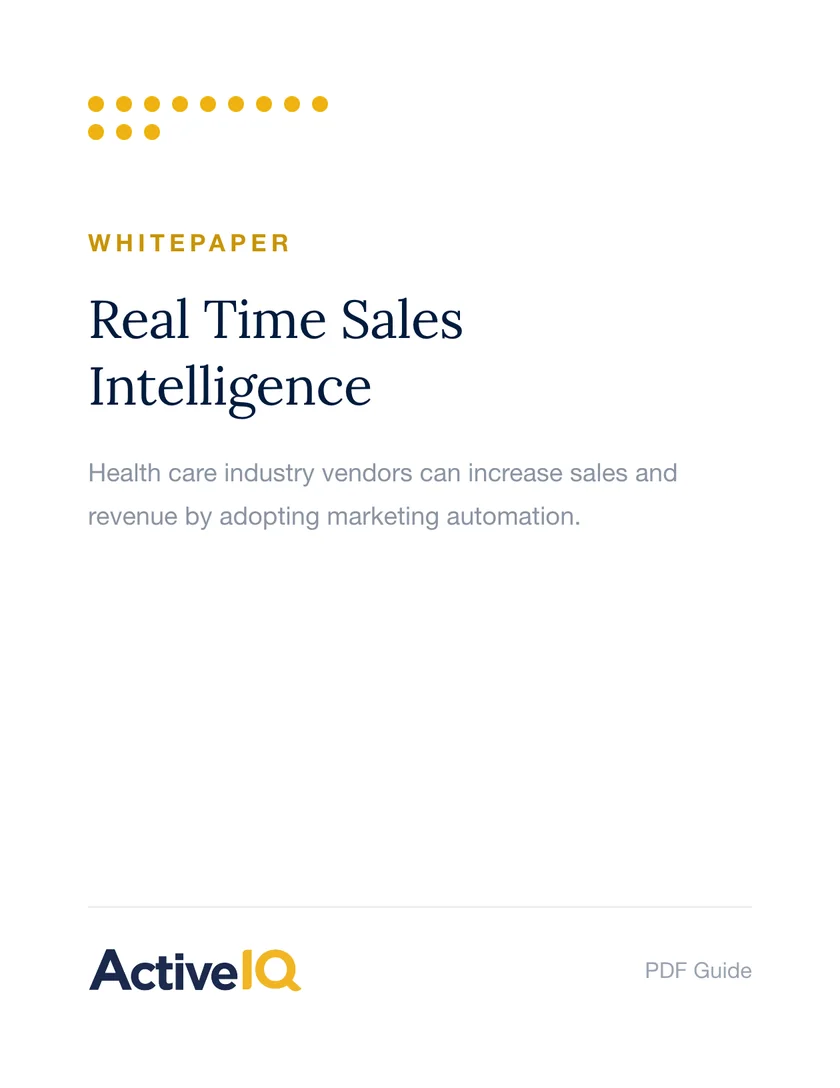 Whitepaper: Real Time Sales Intelligence